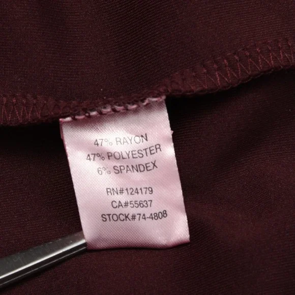 Johnston & Murphy XC4 Pullover Shirt Mens Large Maroon Quarter Zip Stretch - Picture 5 of 11